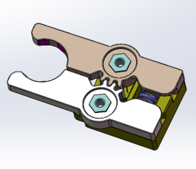 機械式彈簧絲杠夾爪圖紙下載_機器人模型圖紙 - 沐風網